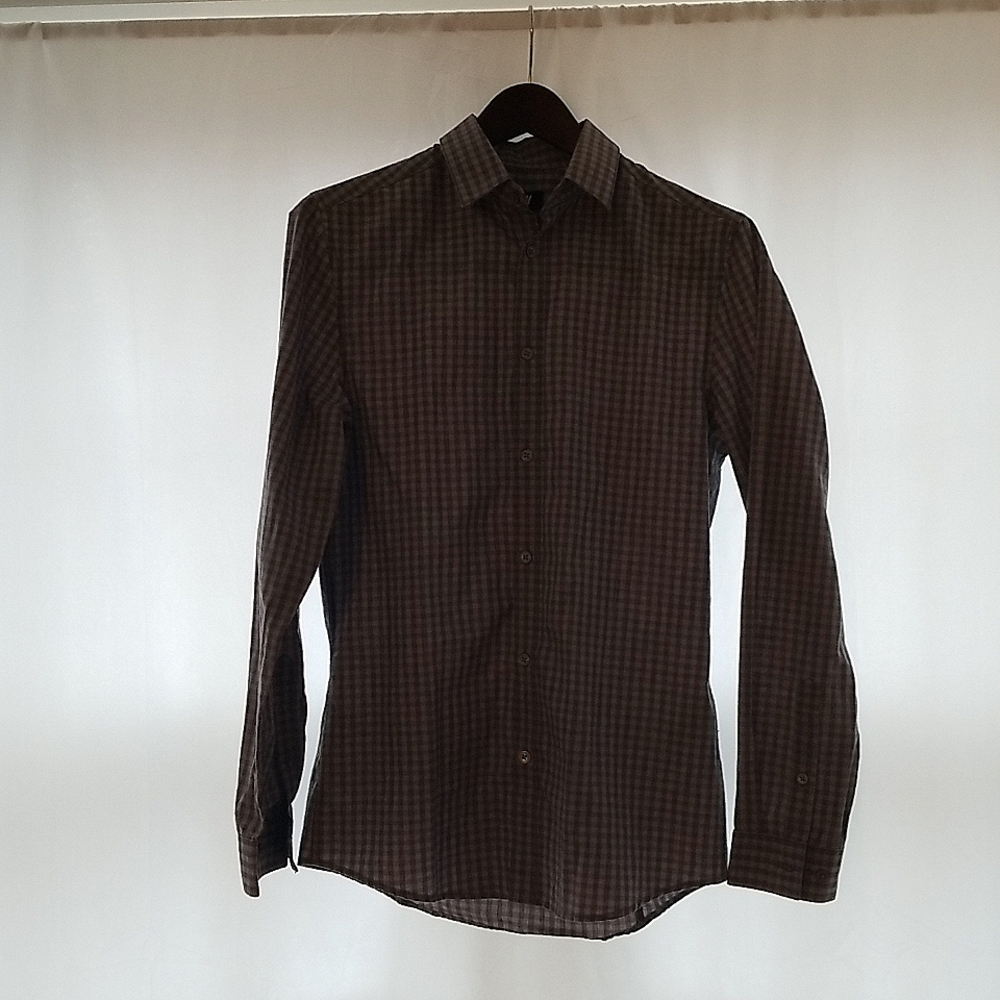 Gray Check Button Down - image 1